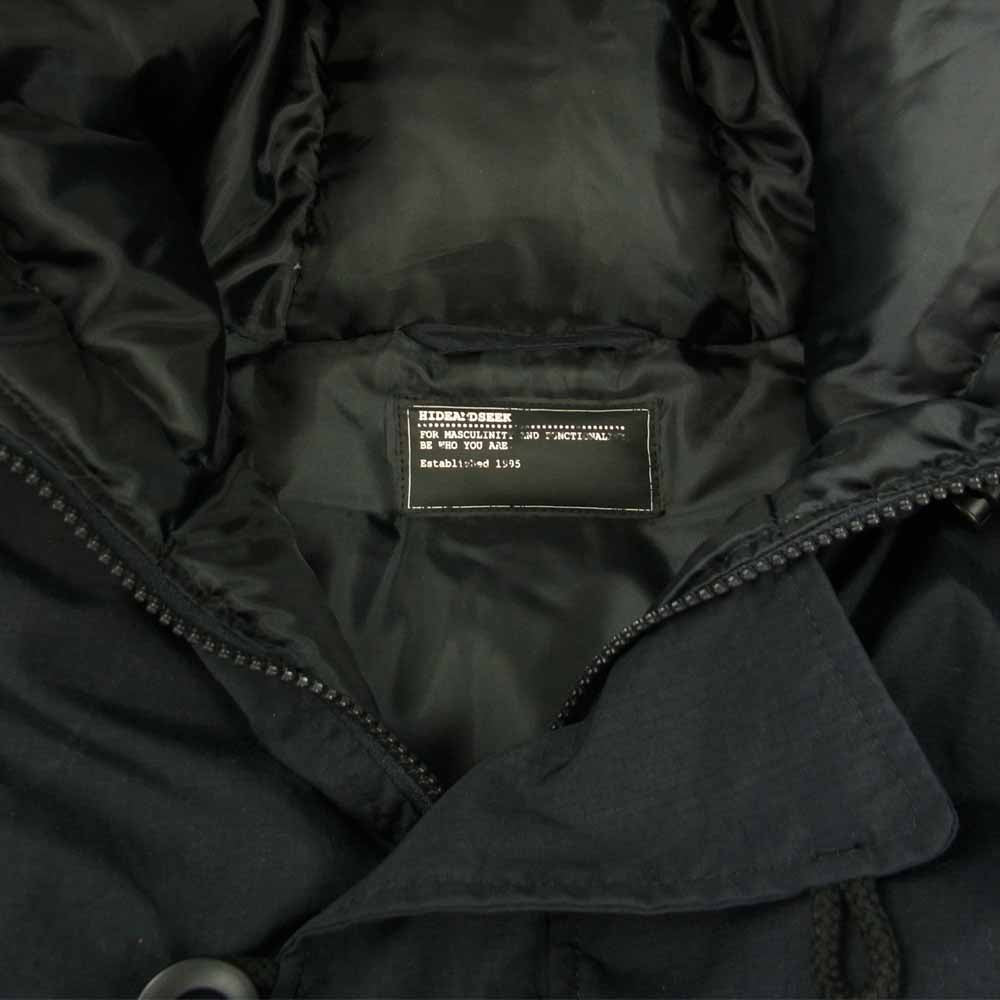 HideandSeek ハイドアンドシーク HJ-1101 N-3B ダウン ジャケット ブラック系【中古】