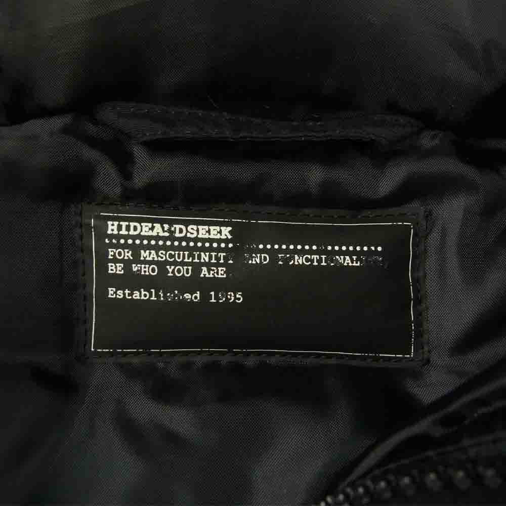 HideandSeek ハイドアンドシーク HJ-1101 N-3B ダウン ジャケット ブラック系【中古】
