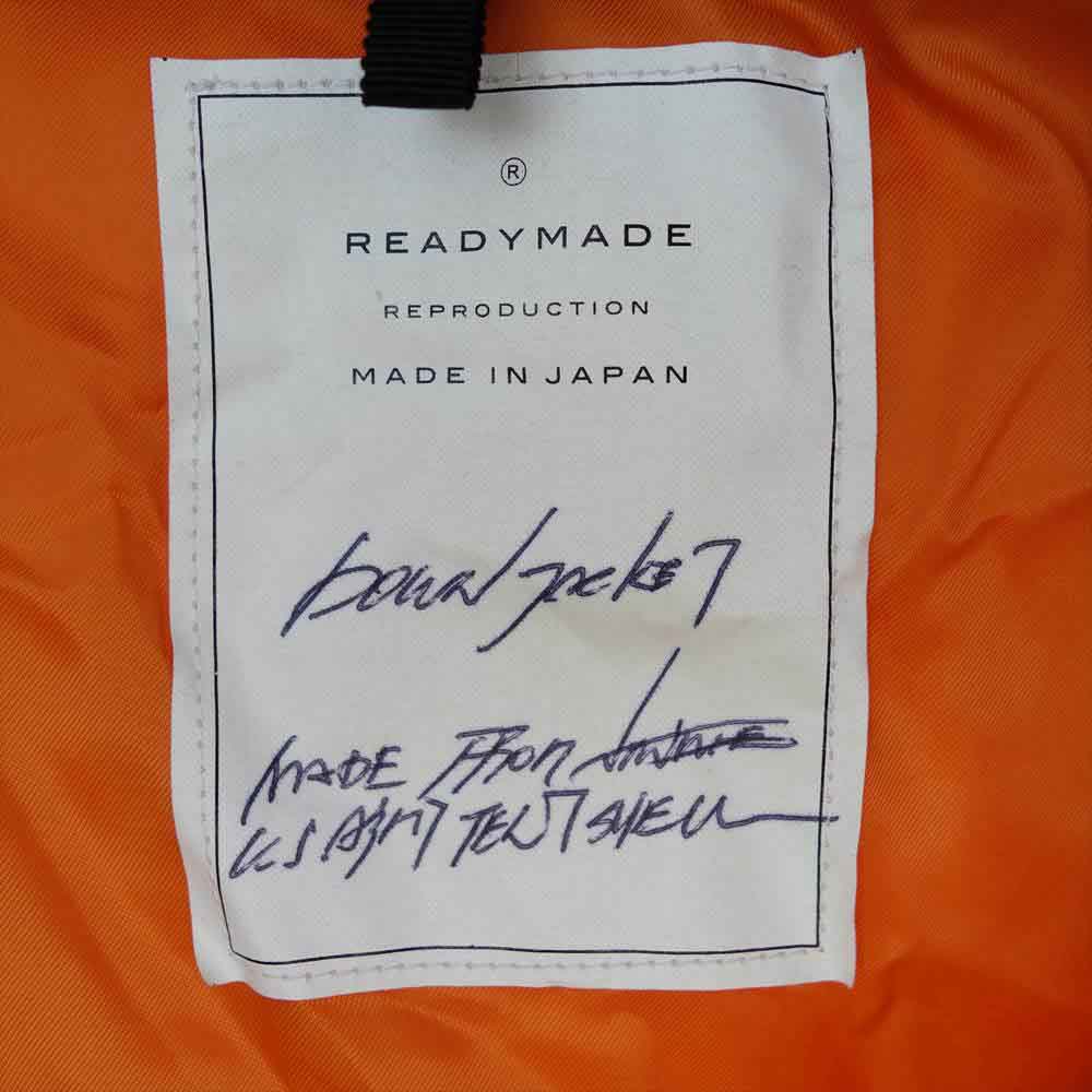 READY MADE レディメイド RE-CO-KH-00-00-39 2TONE DOWN JACKET 2トーン ダウン ジャケット カーキ系 3【新古品】【未使用】【中古】