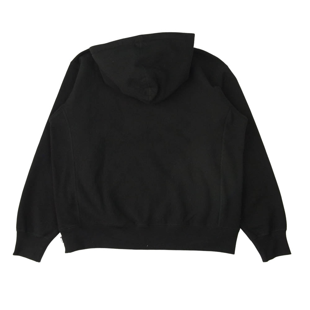 Supreme シュプリーム 22SS Raised Handstyle Hooded Sweatshirt レイズド ハンドスタイル フーデッド スウェット プルオーバー パーカー ブラック系 S【美品】【中古】