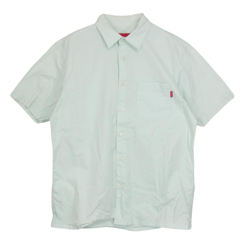Supreme シュプリーム S/S Shirt 半袖シャツ ライトグリーン系 S【中古】