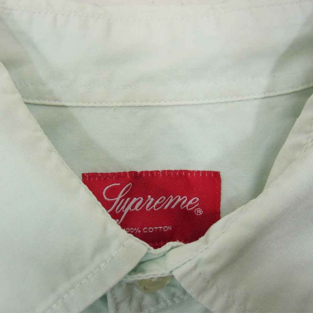 Supreme シュプリーム S/S Shirt 半袖シャツ ライトグリーン系 S【中古】
