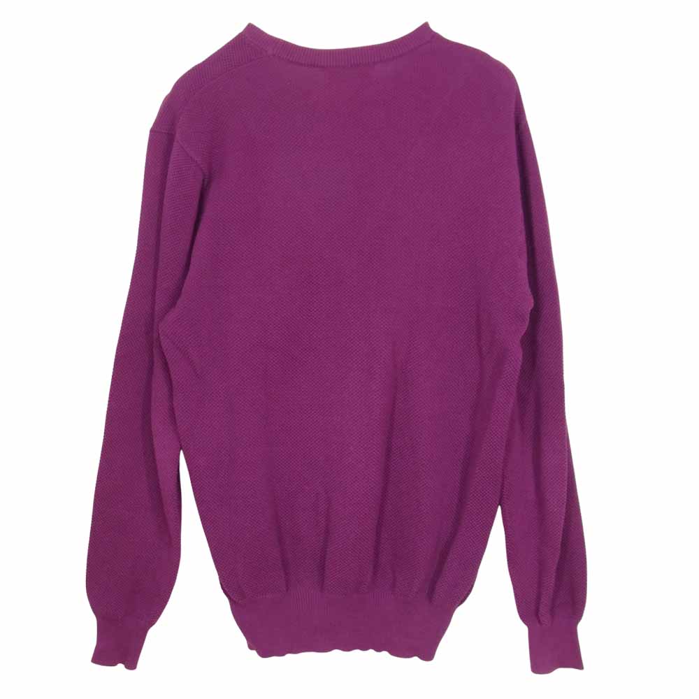 Supreme シュプリーム 12SS Birdseye Pique Sweater バーズアイ ピケ セーター エンジ系 S【中古】