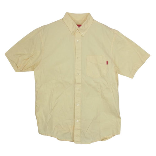 Supreme シュプリーム S/S Oxford Shirt オックスフォード シャツ イエロー系 S【中古】