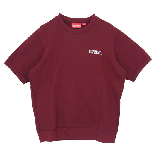 Supreme シュプリーム S/S Crewneck Sweat 半袖 スウェット レッド レッド系 S【中古】