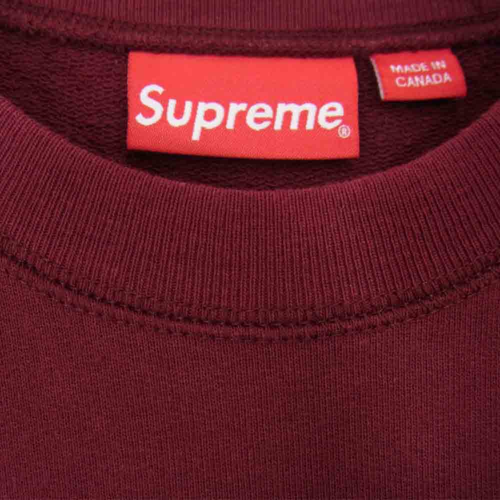 Supreme シュプリーム S/S Crewneck Sweat 半袖 スウェット レッド レッド系 S【中古】