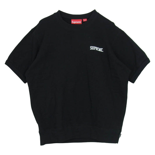 Supreme シュプリーム S/S Crewneck Sweat 半袖 スウェット ブラック ブラック系 S【中古】