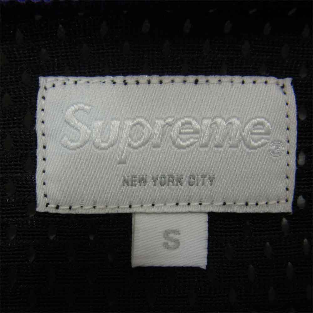 Supreme シュプリーム 16SS × Black Sabbath Hockey Jersey ブラックサバス ホッケー ジャージ メッシュ カットソー ブラック系 パープル系 S【中古】