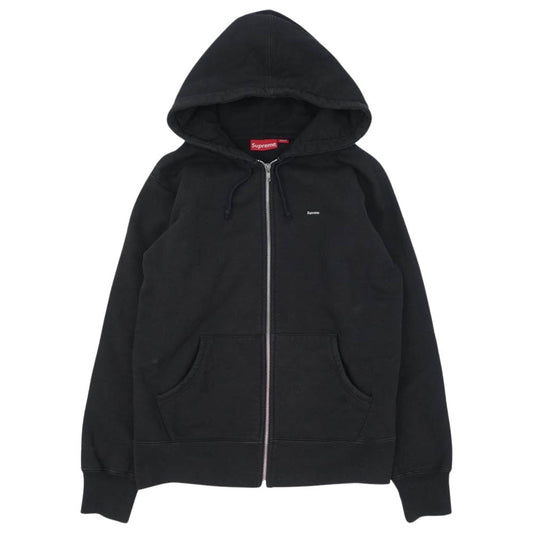 Supreme シュプリーム Small Box Zip Up Sweatshirt スモールボックス ロゴ ジップアップ パーカー ブラック系 S【中古】