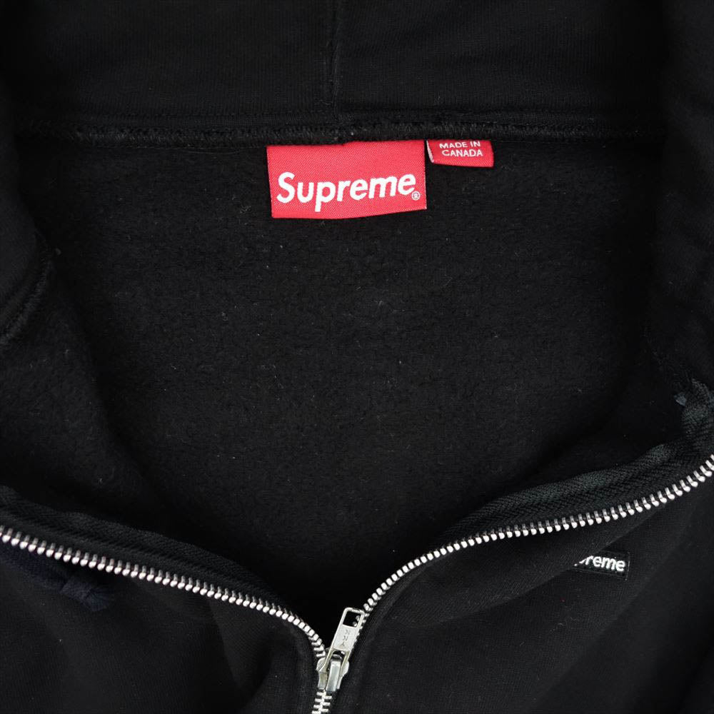 Supreme シュプリーム Small Box Zip Up Sweatshirt スモールボックス ロゴ ジップアップ パーカー ブラック系 S【中古】