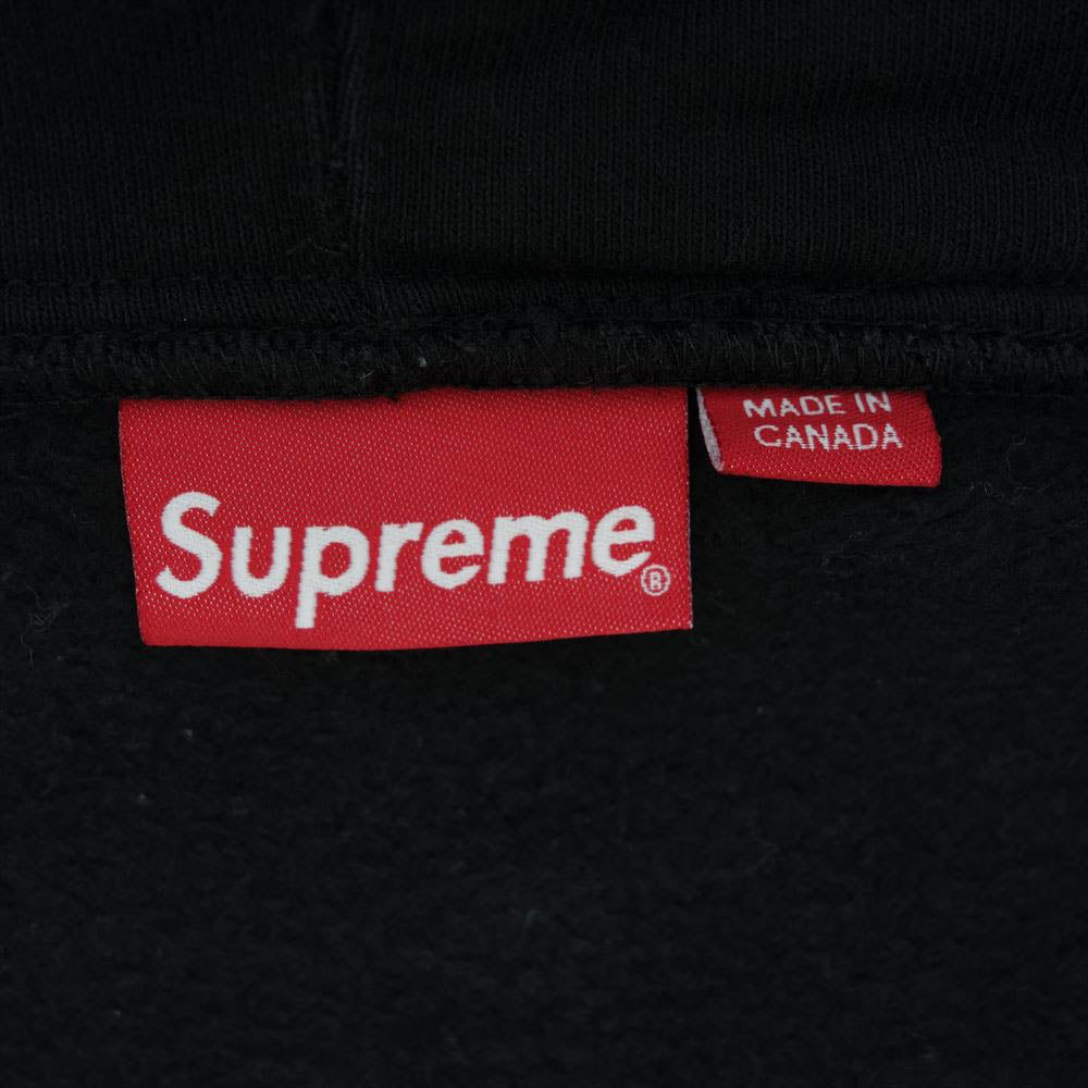 Supreme シュプリーム Small Box Zip Up Sweatshirt スモールボックス ロゴ ジップアップ パーカー ブラック系 S【中古】