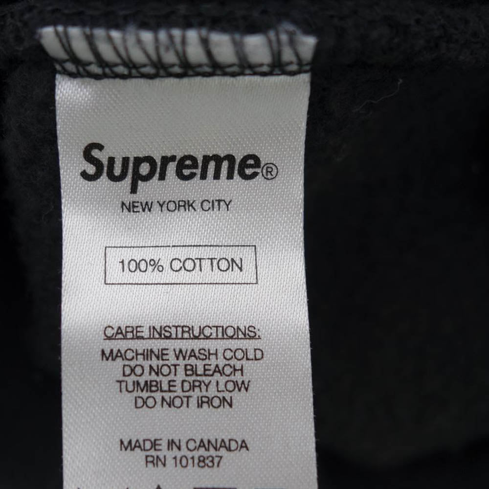 Supreme シュプリーム Small Box Zip Up Sweatshirt スモールボックス ロゴ ジップアップ パーカー ブラック系 S【中古】