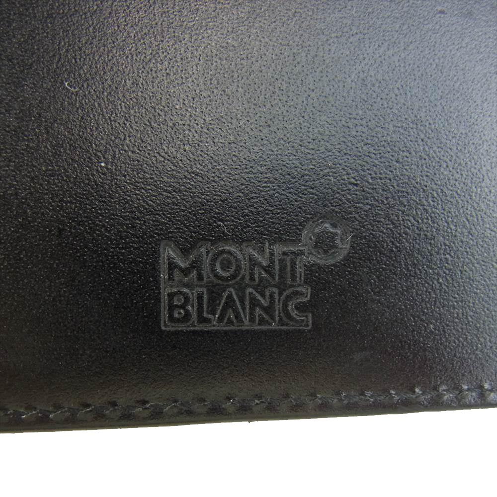 MONTBLANC モンブラン 14257 マイスターシュテュック MEISTERSTUCK オルガナイザー ミディアム バイブルサイズ システム手帳 ブラック系【中古】