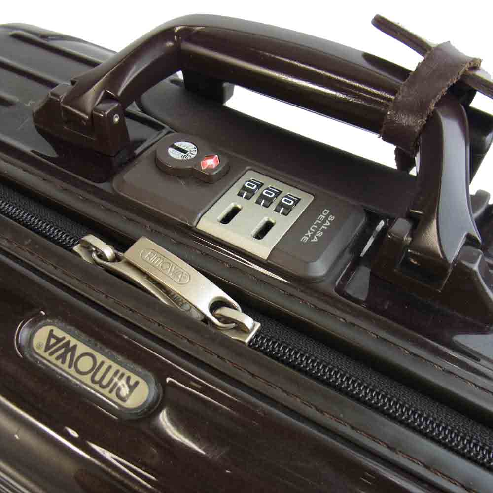 RIMOWA リモワ SALSA DELUXE 25L サルサデラックス 2輪 スーツケース ダークブラウン系【中古】