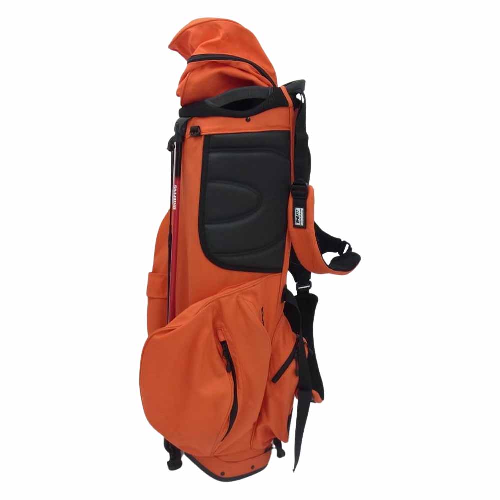 BRIEFING ブリーフィング BEAMS GOLF ビームスゴルフ SUN MOUNTAIN サンマウンテン STAND CADDIE BAG スタンド キャディー バッグ オレンジ系【中古】