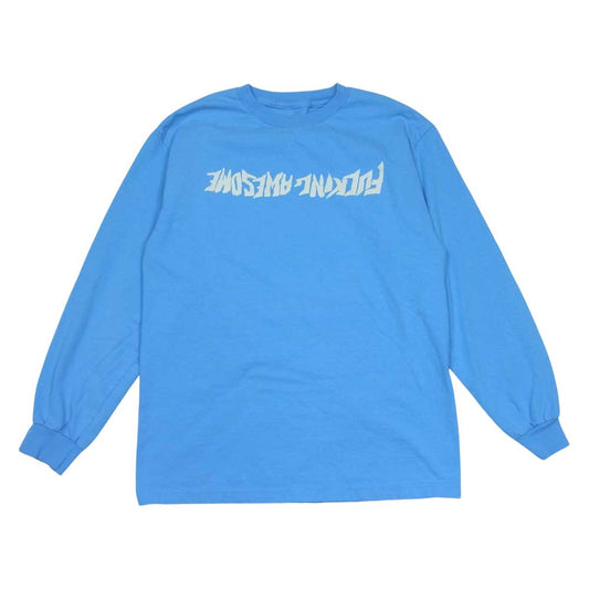 ファッキングオーサム L/S Tee 長袖Tシャツ ライトブルー系 M【中古】