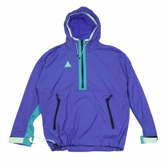 NIKE ナイキ 931907-560 ACG エーシージー Woven Hood Anorak Jacket ウーブン フード アノラック ジャケット パープル系 S【中古】