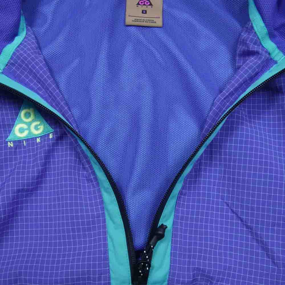 NIKE ナイキ 931907-560 ACG エーシージー Woven Hood Anorak Jacket ウーブン フード アノラック ジャケット パープル系 S【中古】
