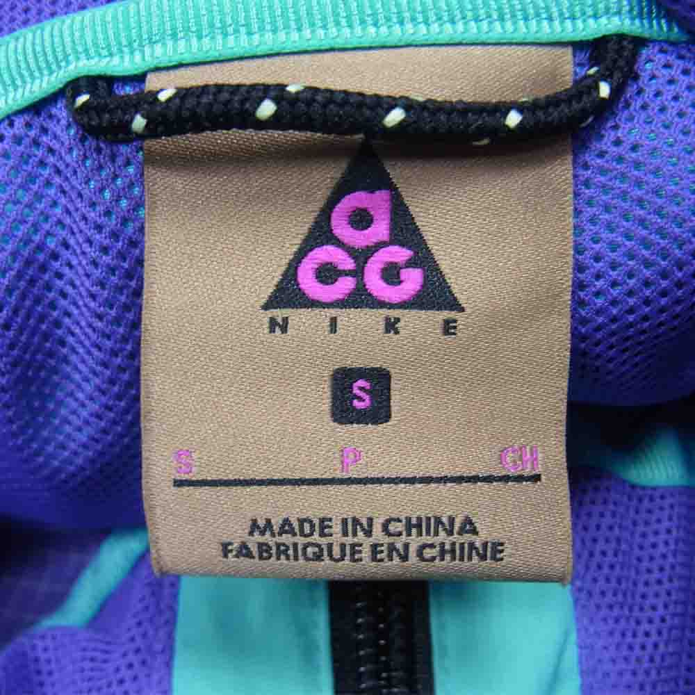 NIKE ナイキ 931907-560 ACG エーシージー Woven Hood Anorak Jacket ウーブン フード アノラック ジャケット パープル系 S【中古】