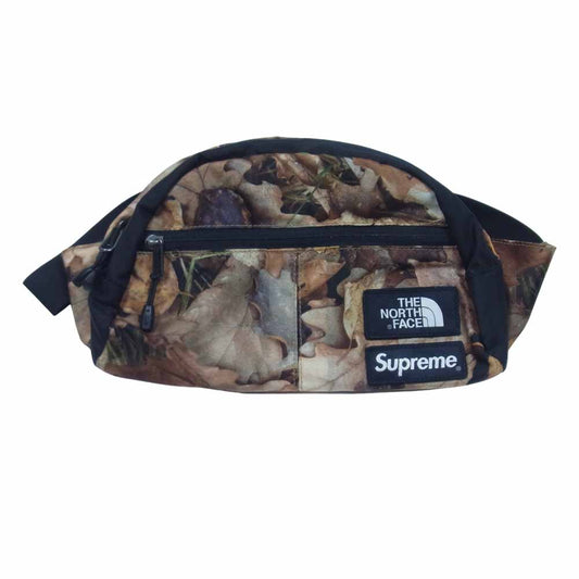 Supreme シュプリーム 16AW × THE NORTH FACE  Roo II Lumbar Pack ノースフェイス ランバーパック ウエストバッグ ブラウン系 ブラック系【中古】