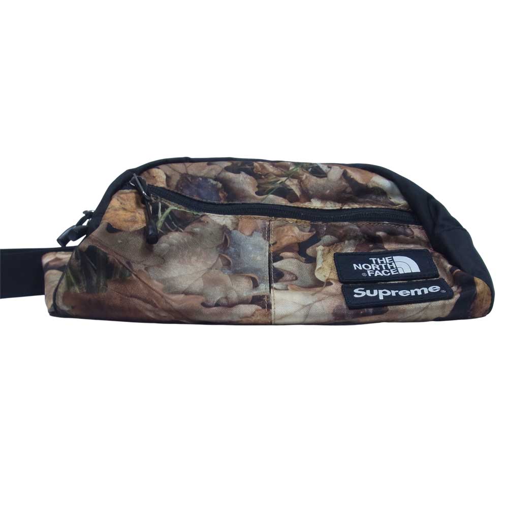 Supreme シュプリーム 16AW × THE NORTH FACE  Roo II Lumbar Pack ノースフェイス ランバーパック ウエストバッグ ブラウン系 ブラック系【中古】