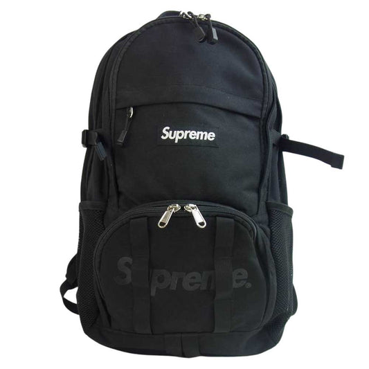 Supreme シュプリーム 15SS Backpack バックパック ブラック ブラック系 ホワイト系【中古】