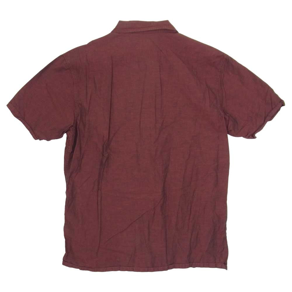 Supreme シュプリーム ショートスリーブ 半袖 シャツ エンジ系 S【中古】
