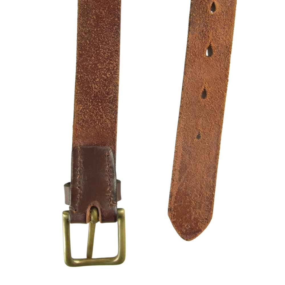 ジャベツクリフ 英国製 レザー ベルト ブラウン系【中古】