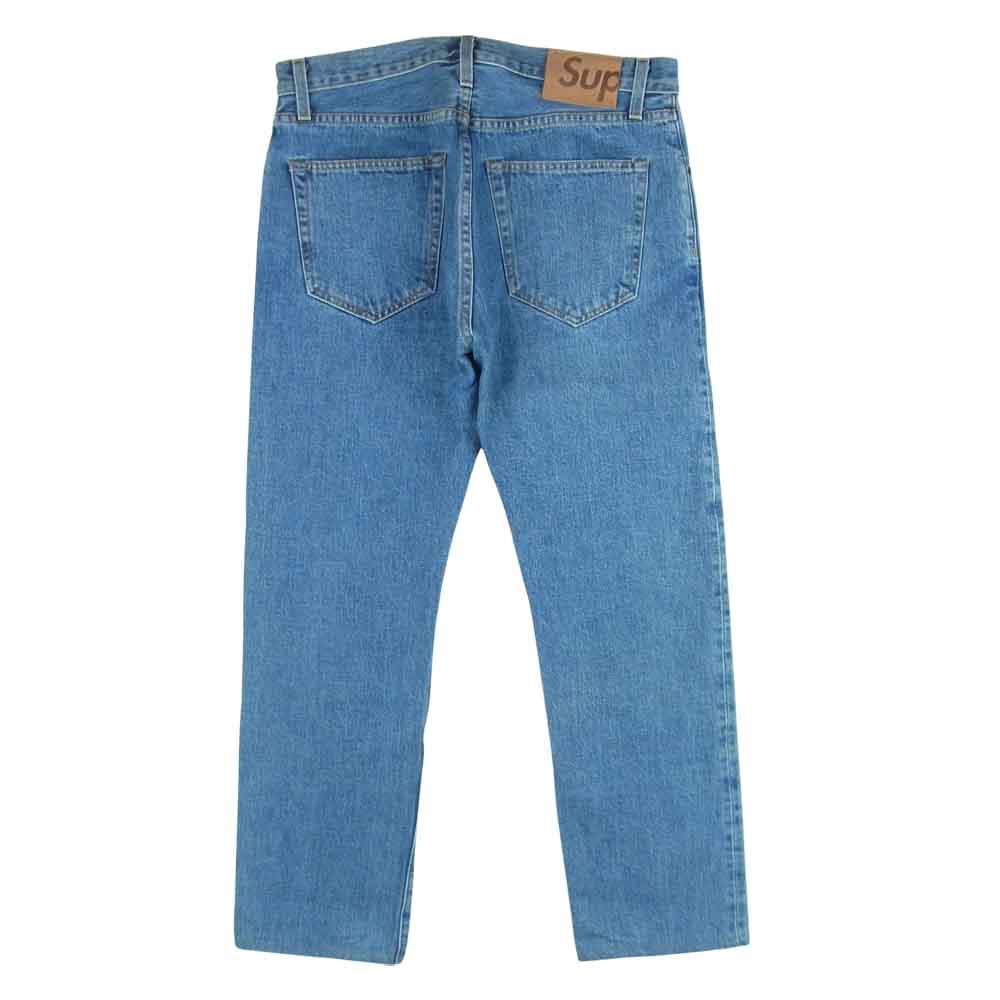 Supreme シュプリーム セルビッチ ボタン フライ デニム パンツ  インディゴブルー系 30【中古】