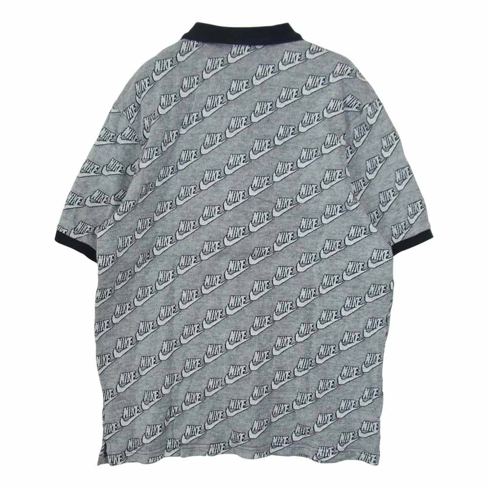 Supreme シュプリーム 18AW × NIKE Jacquard Polo シュプリーム ナイキ ポロシャツ 半袖 グレー系 M【中古】