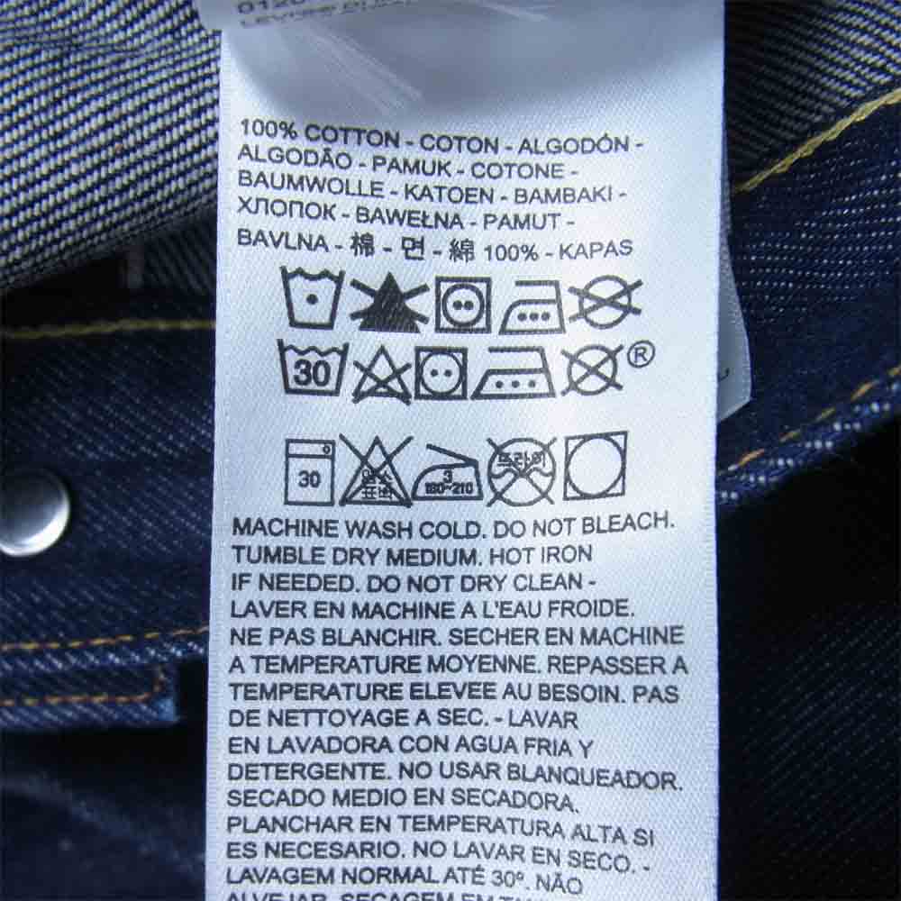 Levi's リーバイス 70506-0024 LVC 1936 TYPE 1 Jacket 1st タイプ デニム ジャケット インディゴブルー系 38【美品】【中古】