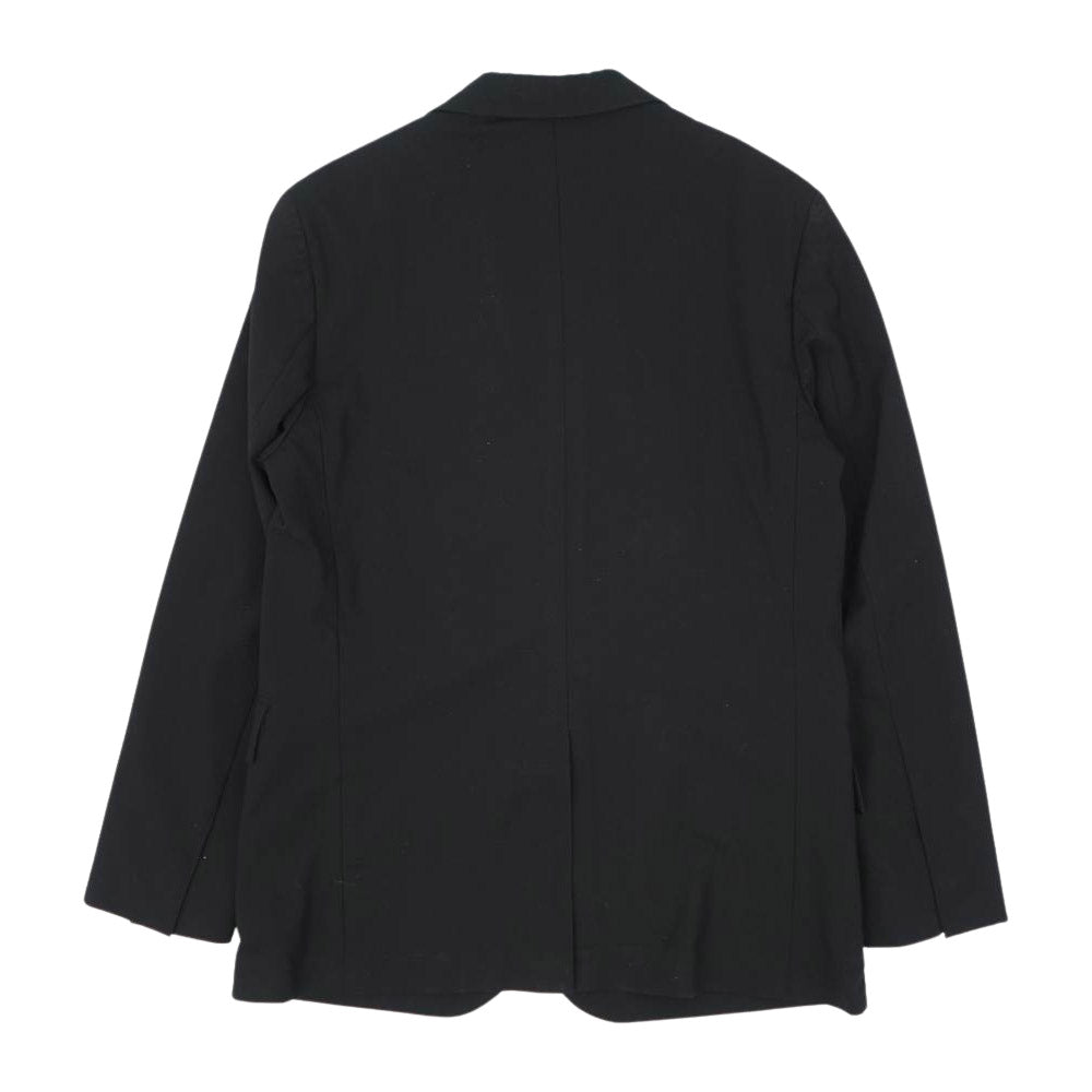 BALENCIAGA バレンシアガ 国内正規品 375884 TMI10 ウール 2B セットアップ テーラードジャケット スラックスパンツ ブラック系 46【中古】