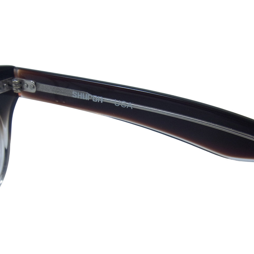 シュロン SIDEWINDER サイドワインダー 眼鏡 メガネ 度入り ブラック系 55□22【中古】