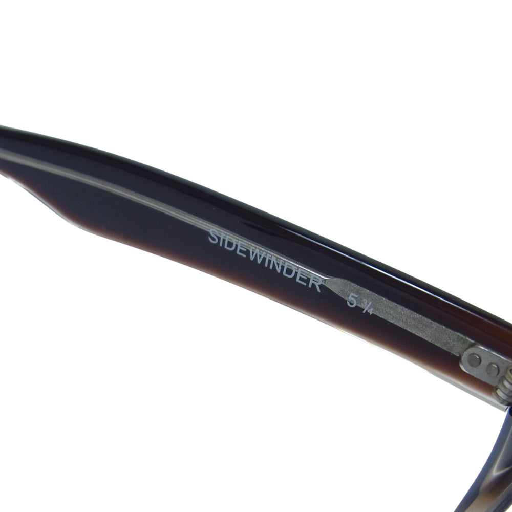 シュロン SIDEWINDER サイドワインダー 眼鏡 メガネ 度入り ブラック系 55□22【中古】