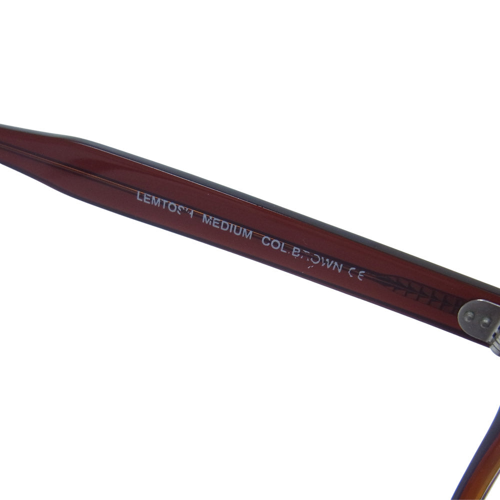 モスコット LEMTOSH レムトッシュ 眼鏡 メガネ 度入り ブラウン系【中古】