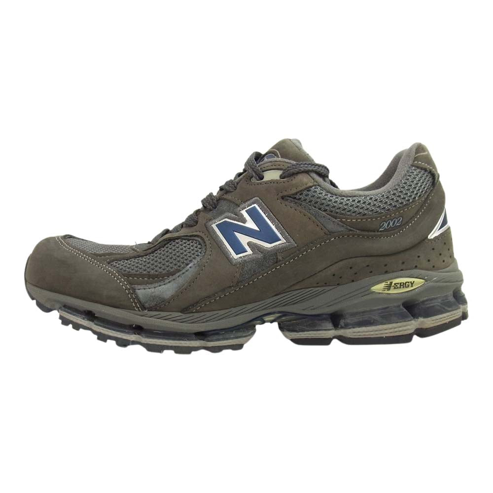 NEW BALANCE ニューバランス Made in the USA アメリカ製 MR2002CU グレー茶色系 26.5cm【中古】