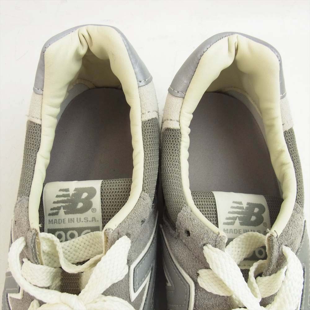 NEW BALANCE ニューバランス ML996DK MADE IN USA アメリカ製 30th anniversary 30周年 Dワイズ 996 ML996DK グレー系 26.5cm【美品】【中古】