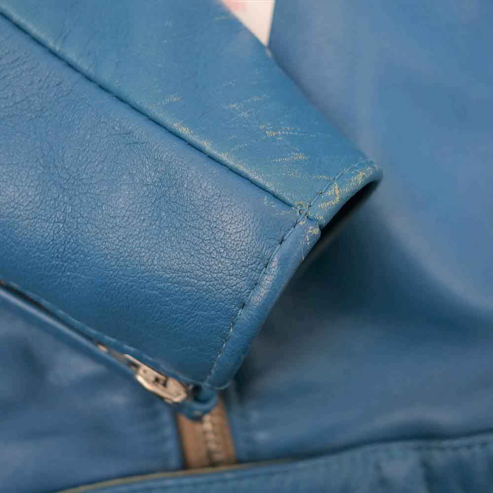 Lewis Leathers ルイスレザー 441T CYCLONE TIGHT FIT ヴィンテージターコイズ ホースハイド サイクロン タイトフィット ブルー系 38【中古】