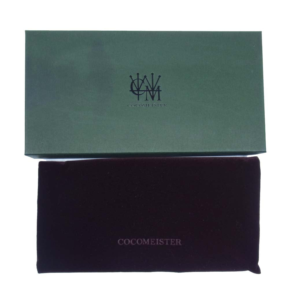 COCOMEISTER ココマイスター シェルコードバン アーチデューク ラウンドジップ ファスナー 長財布  ウイスキー ブラウン系【中古】