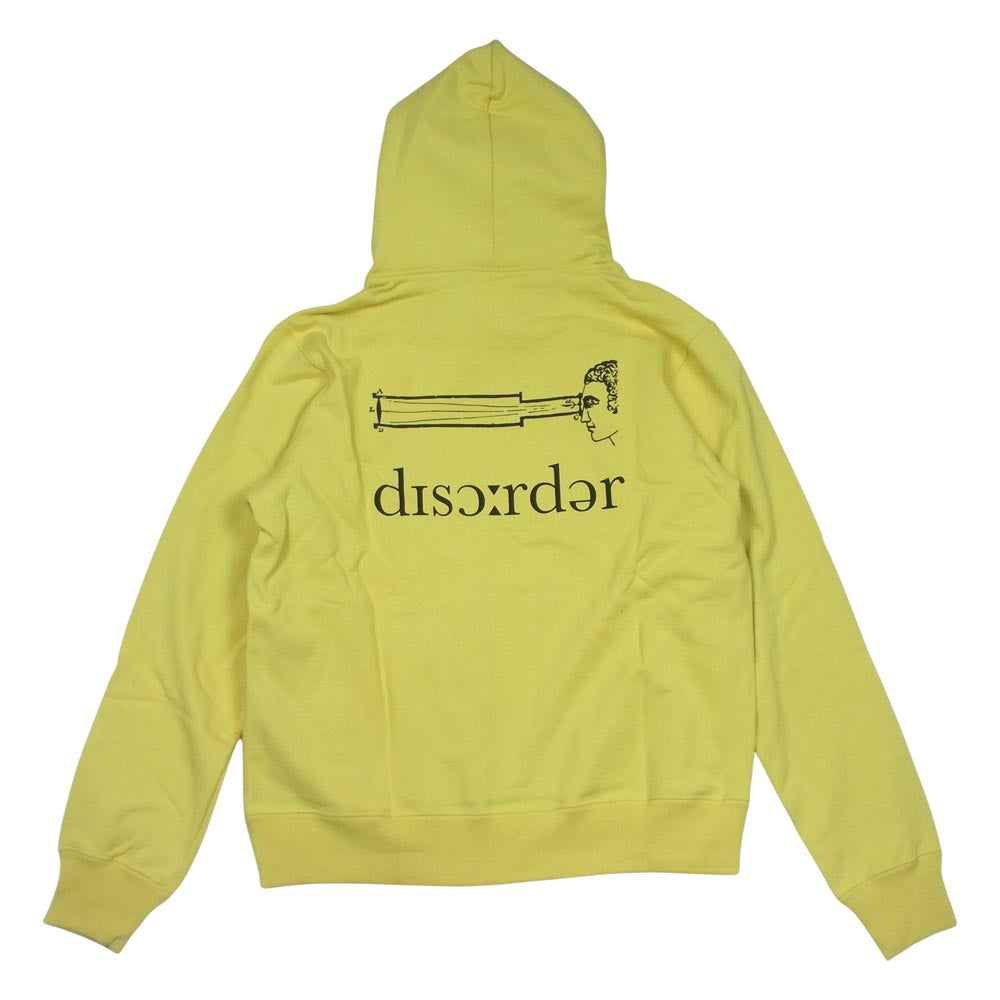 UNDERCOVER アンダーカバー 18SS UCV4815-2 Telescope Hoodie テレスコープ フーディ プリント プルオーバー パーカー イエロー系 3【新古品】【未使用】【中古】