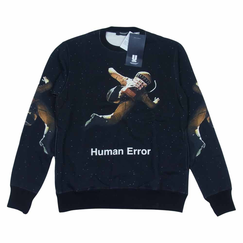 UNDERCOVER アンダーカバー 18AW UCV4802-2 2001 Space Odyssey 2001年 宇宙の旅 スウェット クルーネック ブラック系 3【新古品】【未使用】【中古】