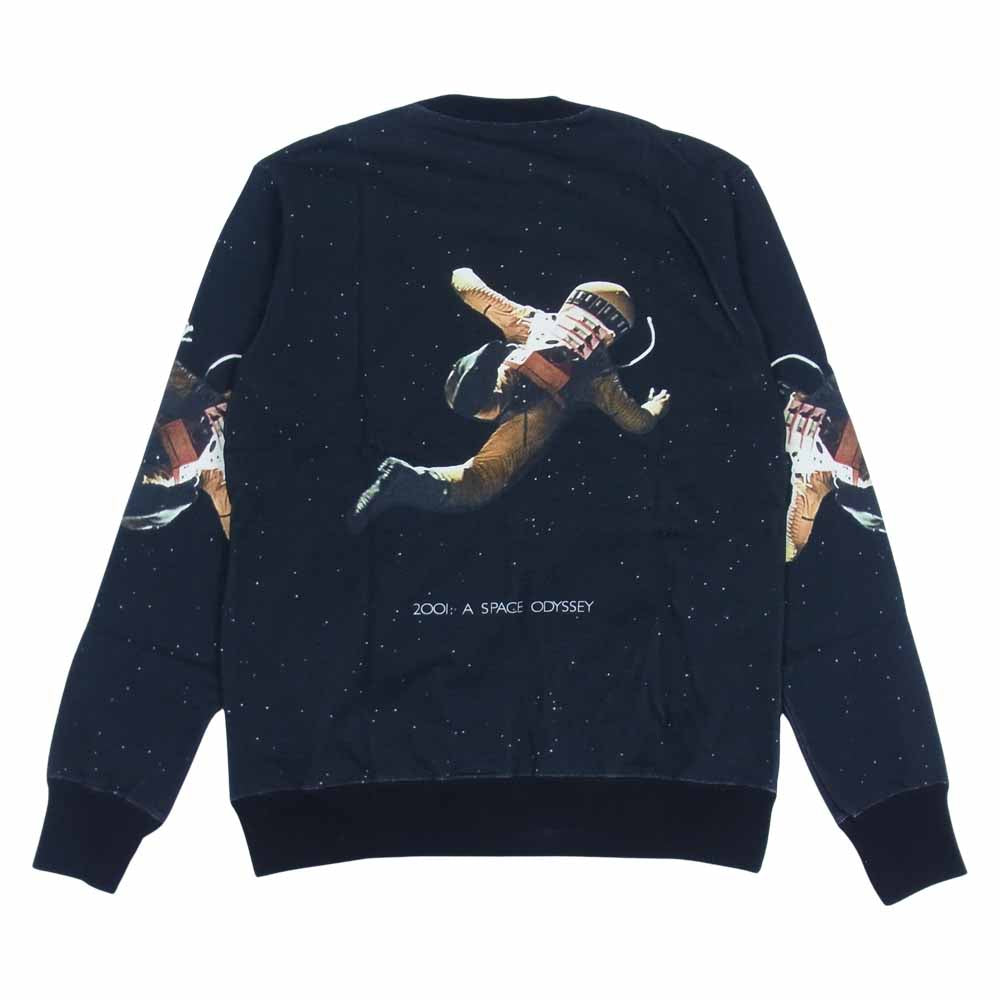UNDERCOVER アンダーカバー 18AW UCV4802-2 2001 Space Odyssey 2001年 宇宙の旅 スウェット クルーネック ブラック系 3【新古品】【未使用】【中古】