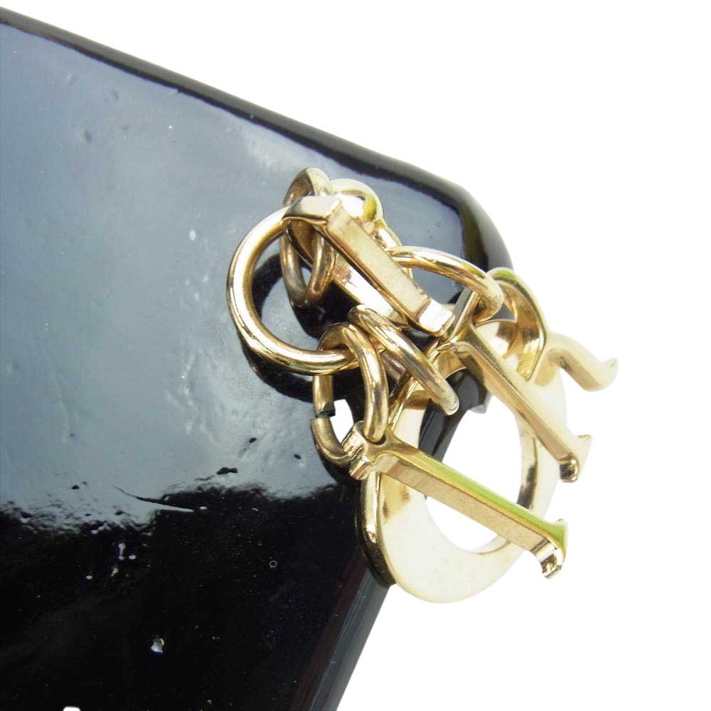 Christian Dior クリスチャンディオール カナージュ iPhoneX/XS ケース ブラック ブラック系【中古】