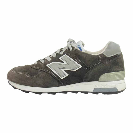 NEW BALANCE ニューバランス USA製 M1400NV スエード スニーカー ネイビー系 27cm【中古】