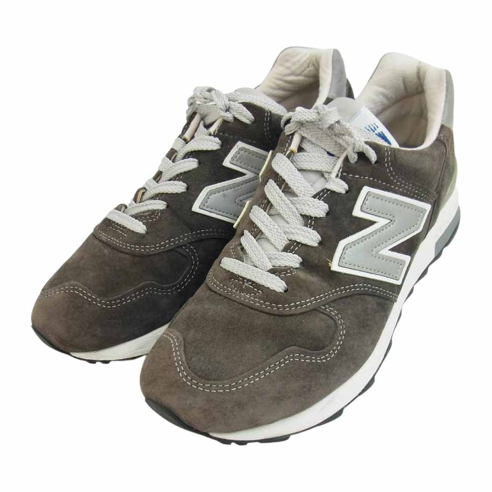 NEW BALANCE ニューバランス USA製 M1400NV スエード スニーカー ネイビー系 27cm【中古】