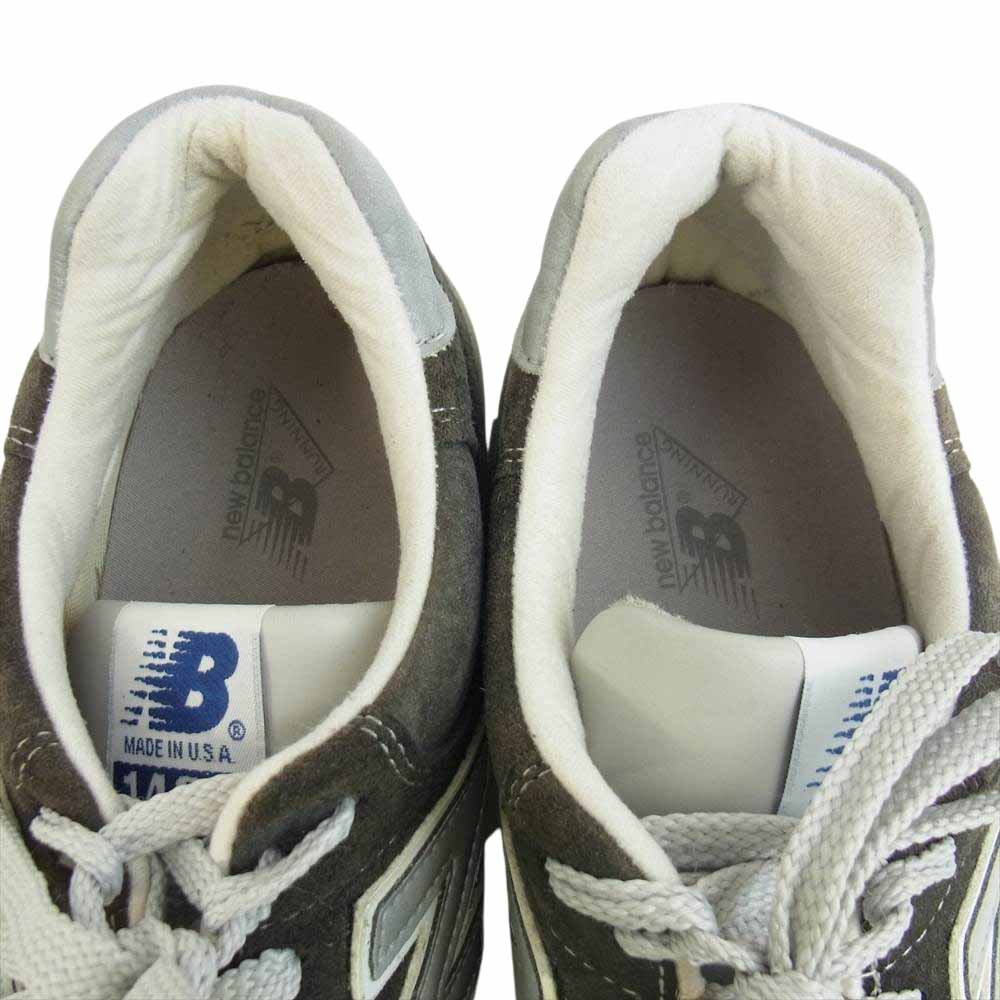 NEW BALANCE ニューバランス USA製 M1400NV スエード スニーカー ネイビー系 27cm【中古】