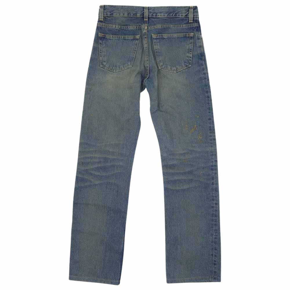 HELMUT LANG ヘルムートラング HELMUT LANG jeans 国内正規品 バスストップタグ 90S 後期 ペイント加工 デニムパンツ インディゴブルー系 27【中古】