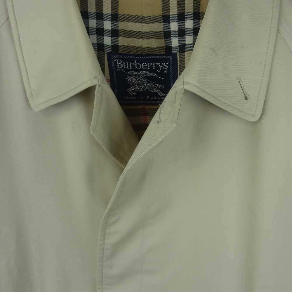 BURBERRY バーバリー Burberrys バーバリーズ 70's REGD Rタグ ヴィンテージ オールド 英国製 ステンカラー コート ベージュ系 46【中古】