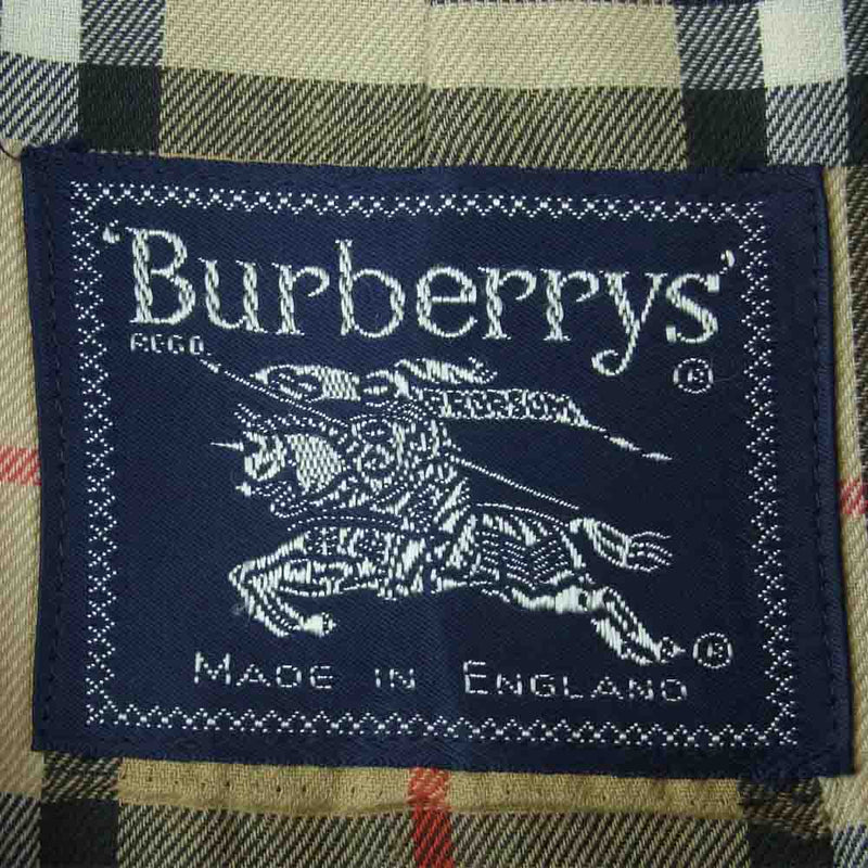 BURBERRY バーバリー Burberrys バーバリーズ 70's REGD Rタグ ヴィンテージ オールド 英国製 ステンカラー コート ベージュ系 46【中古】