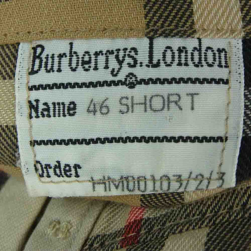 BURBERRY バーバリー Burberrys バーバリーズ 70's REGD Rタグ ヴィンテージ オールド 英国製 ステンカラー コート ベージュ系 46【中古】